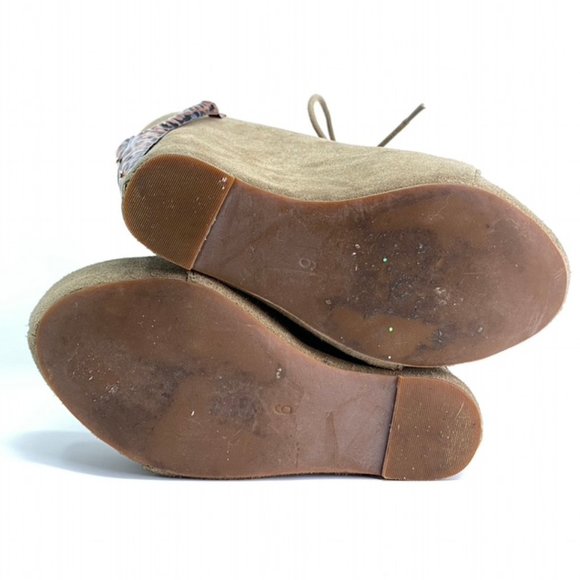 Jeffrey Campbell Suede Damsel Claw Platform Wedges - Picture 7 of 7